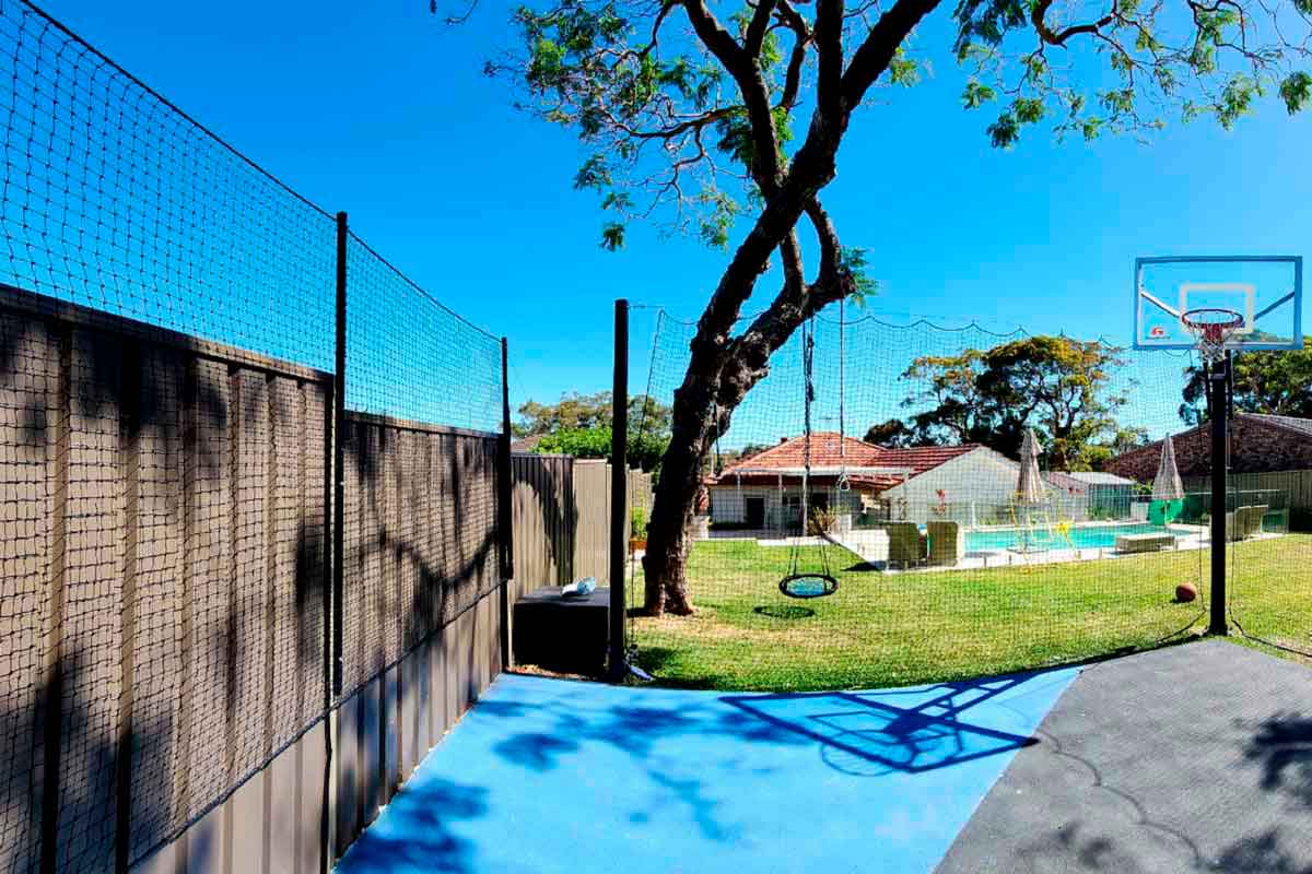 Ball Stop Barrier Nets with 2 Support Posts - 100mm sq (Multiple Sizes) - Image 33