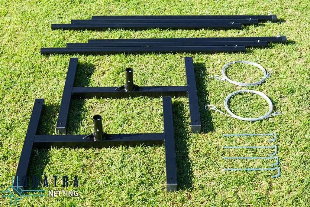 Ball Stop Barrier Nets with 2 Support Posts - 40mm sq - Image 6