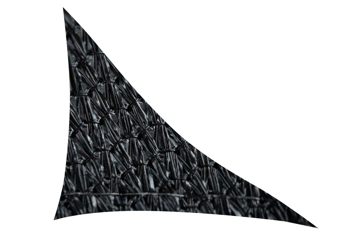 Black Right Angle Triangle Shade Sail