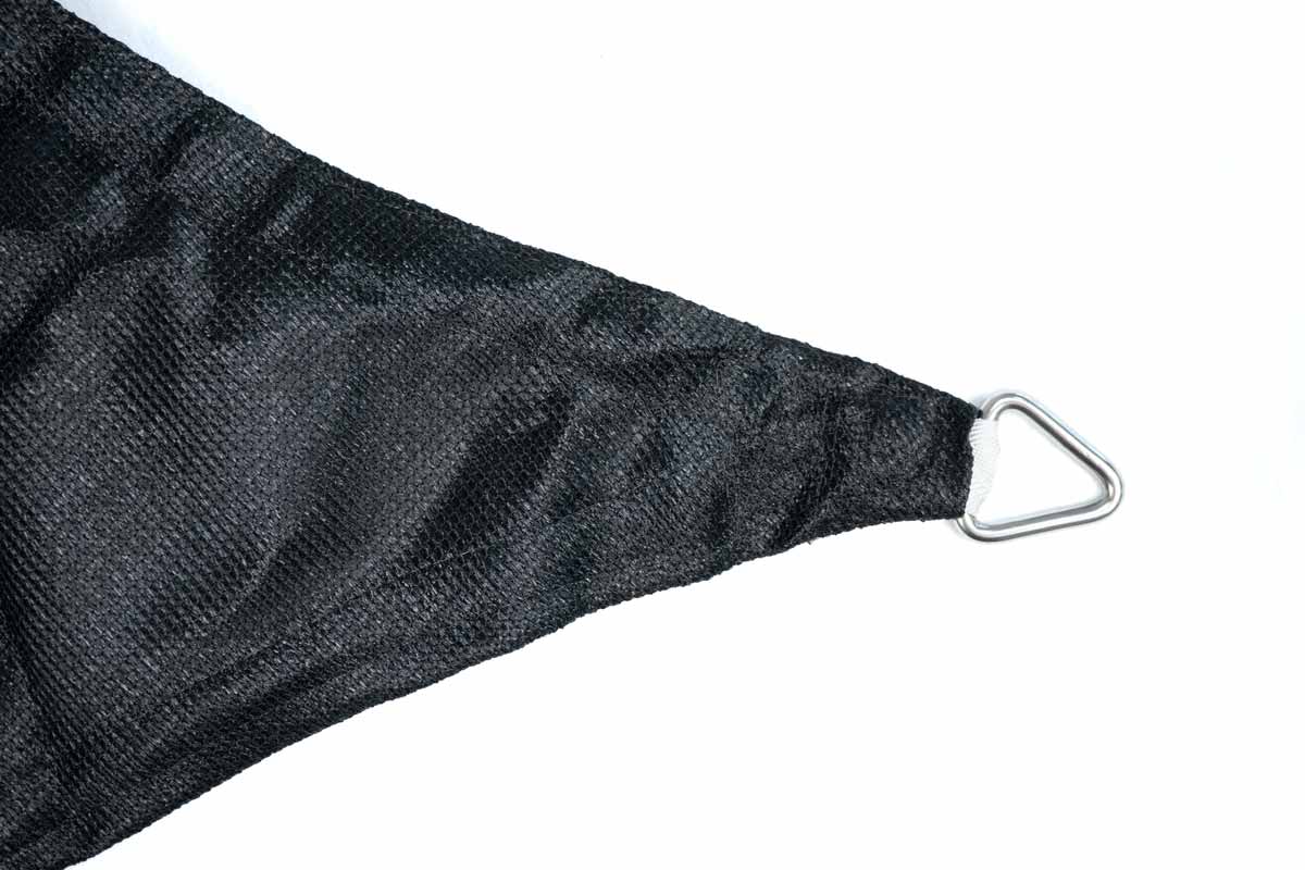 Black Right Angle Triangle Shade Sail - Image 2