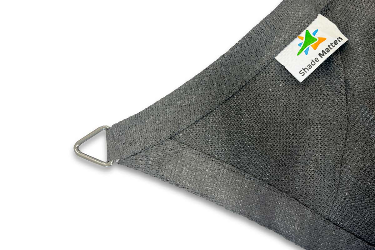 Charcoal Rectangle Ultra-Heavy Duty Shade Sail - Image 5