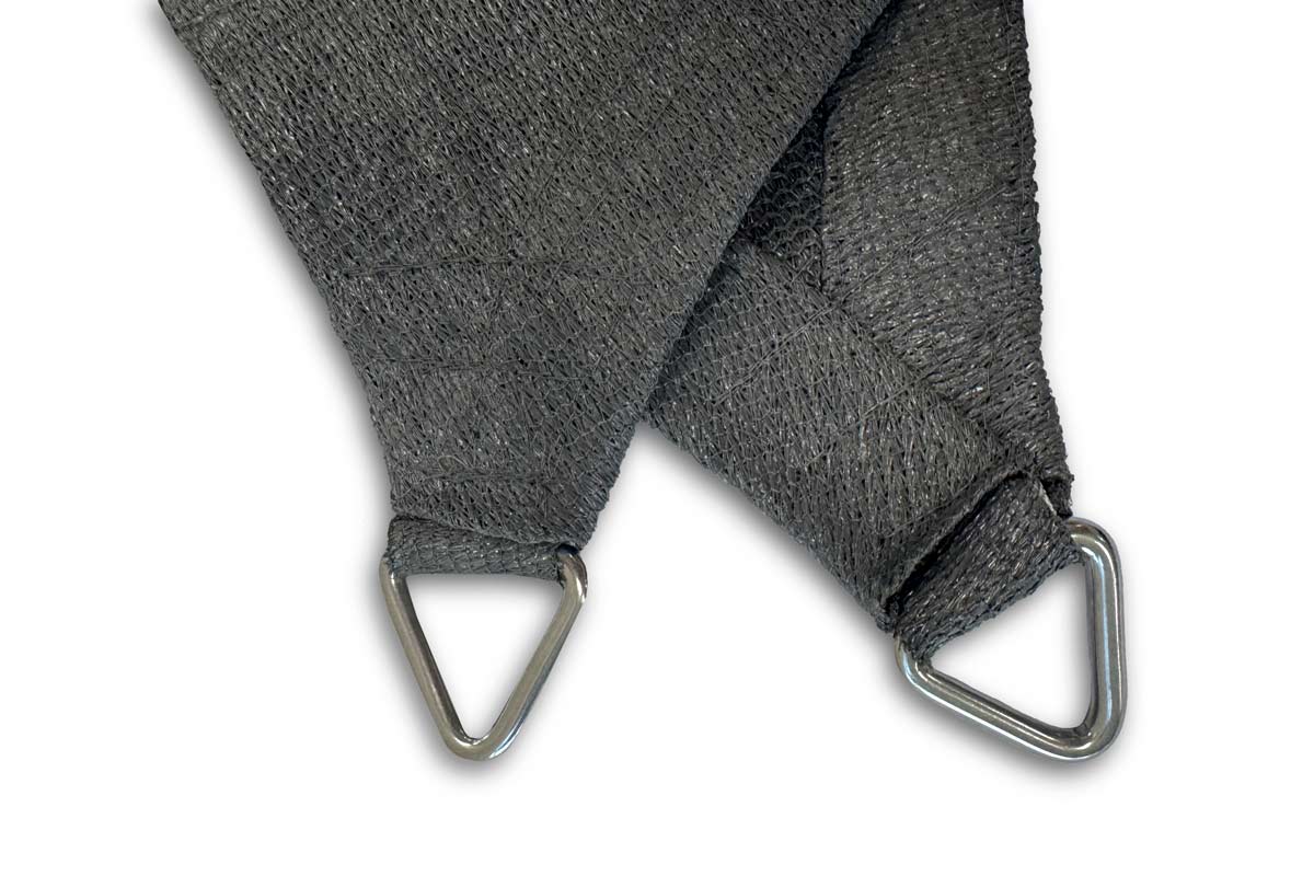 Charcoal Square Ultra-Heavy Duty Shade Sail - Image 5