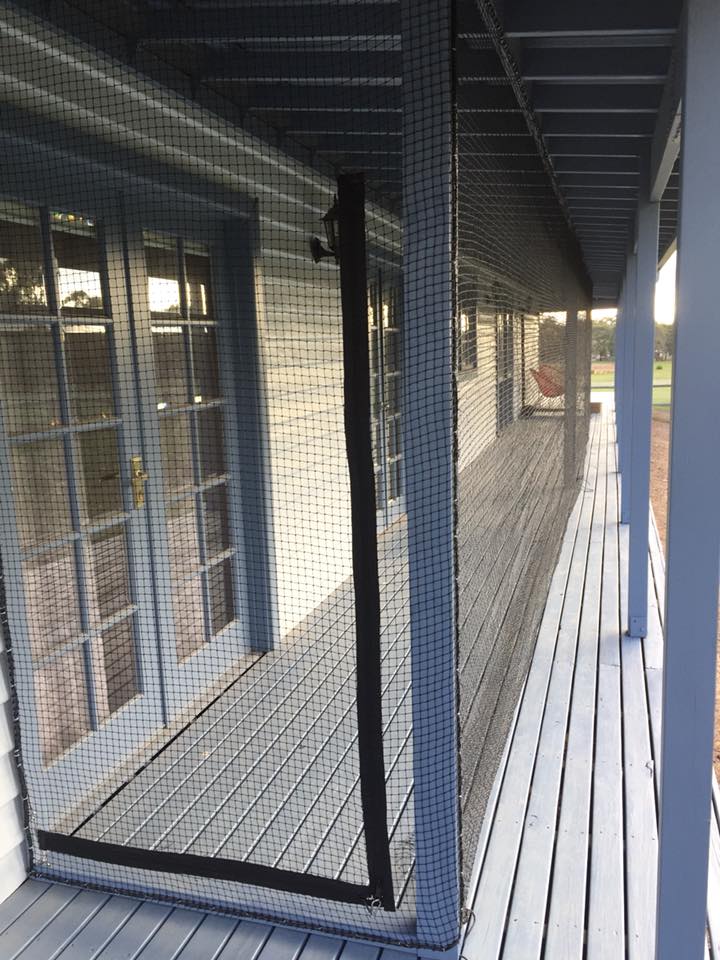 Complete Wall Net with F-Zipper (3.5m x 3.5m Netting) - Stone - Image 14