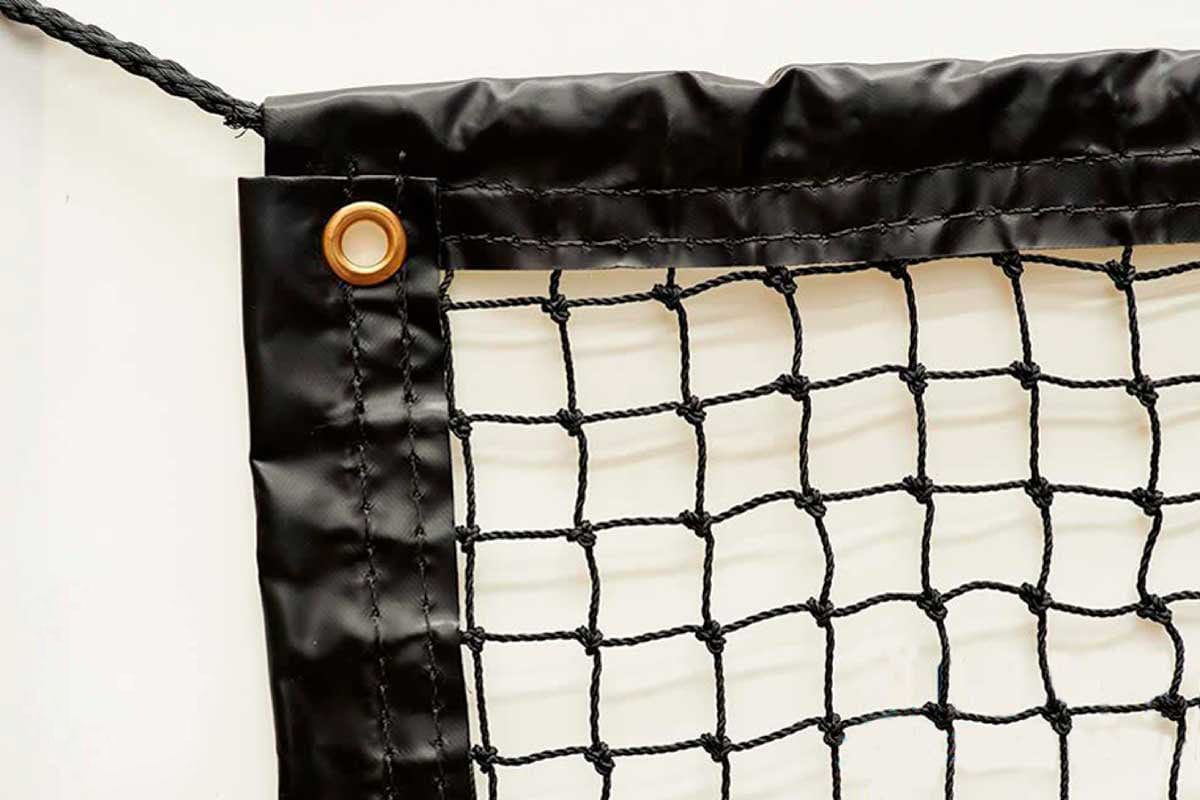 Pre-Made Cricket Netting: 30mm 48Ply / 2.5mm Sq (Multiple Sizes) With Webbing all 4 Sides