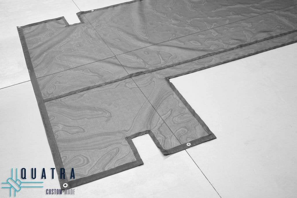 Custom Size Mesh-Guard Net W/- Webbing , Eyelets, Bungee & Clips (Max 4m L x 2.8m W) - Image 5