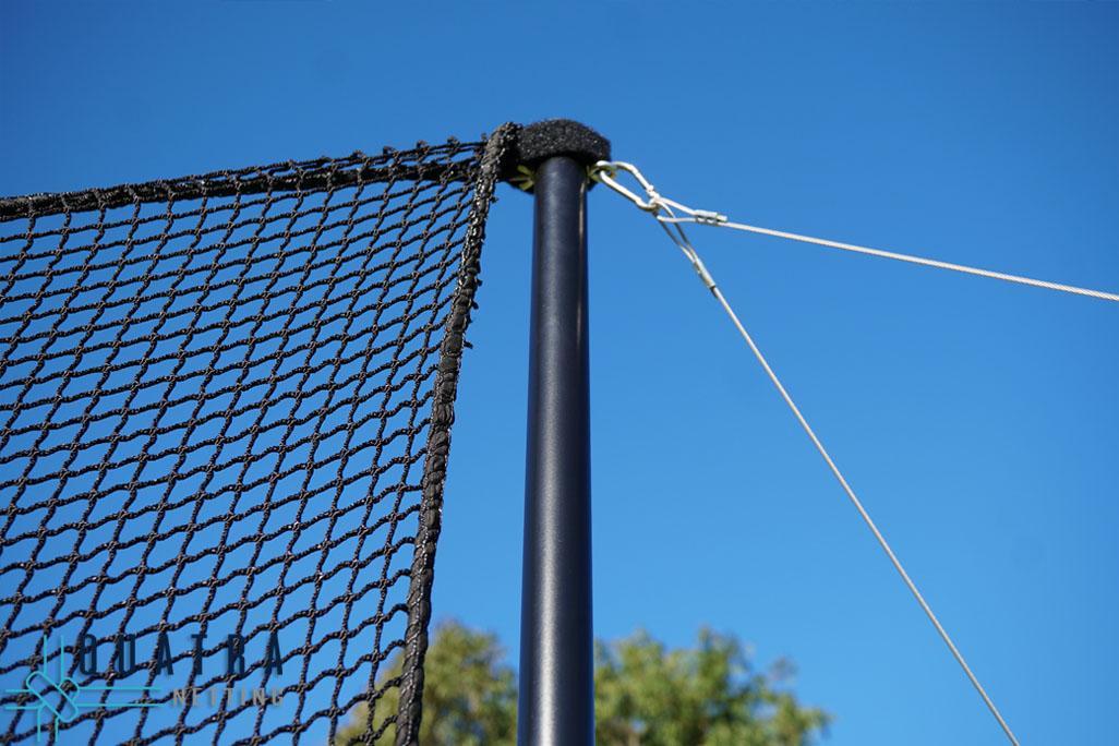 Heavy Duty Golf Impact Practice Net: 3m x 3m with Support Posts - Image 4