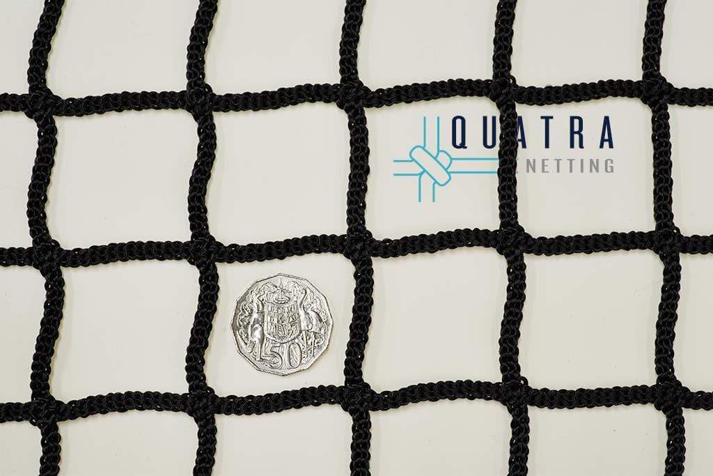 Knotless Polyester 240Ply / 50mm SQ: Black - Image 2