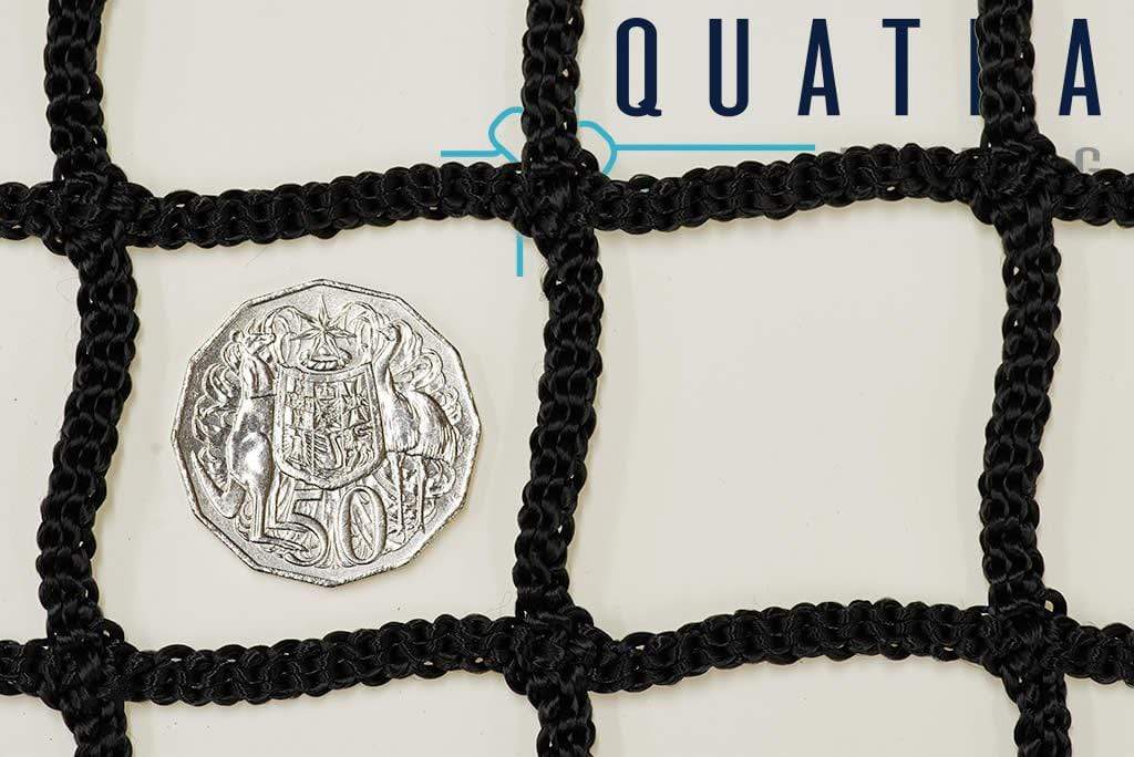 Knotless Polyester 240Ply / 50mm SQ: Black - Image 3
