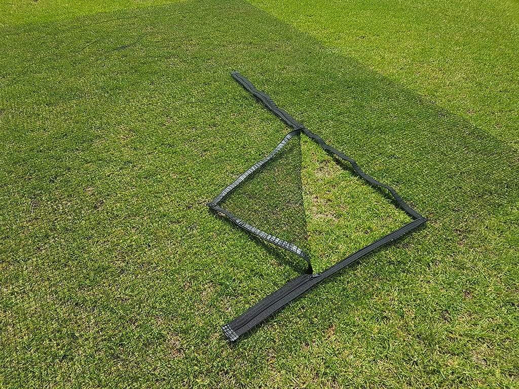 Stainless Steel Complete Wall Net with F-Zipper (3.5m x 3.5m Netting) - Black - Image 9