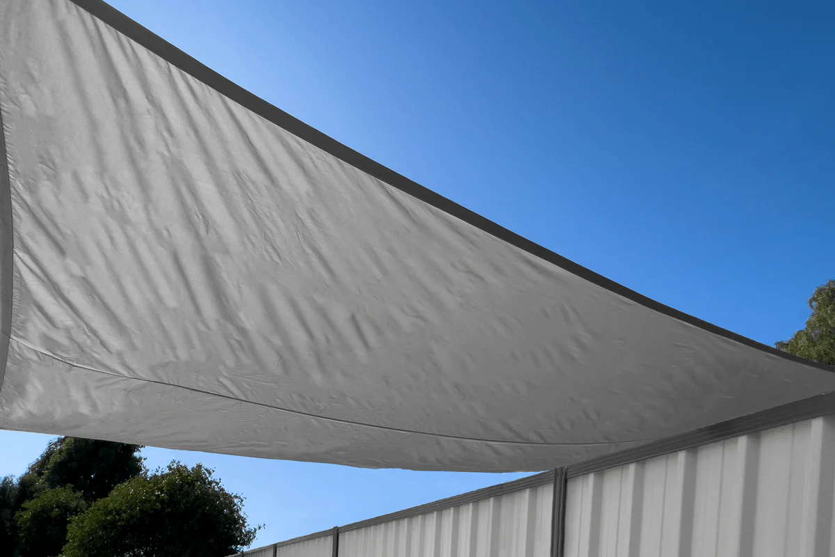 Grey Rectangle Waterproof Shade Sail - Image 4