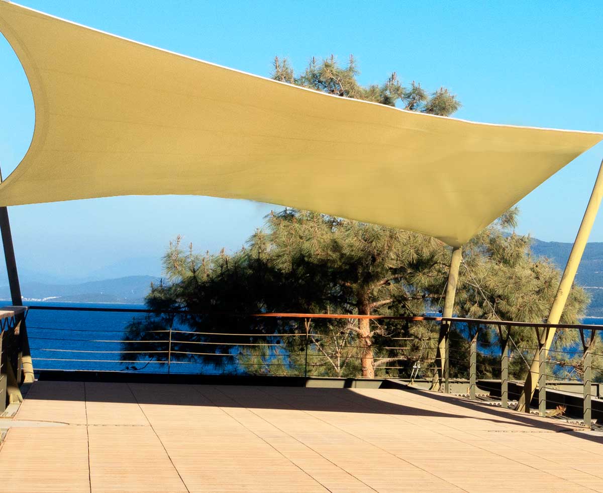 Sand Rectangle Waterproof Shade Sail - Image 3