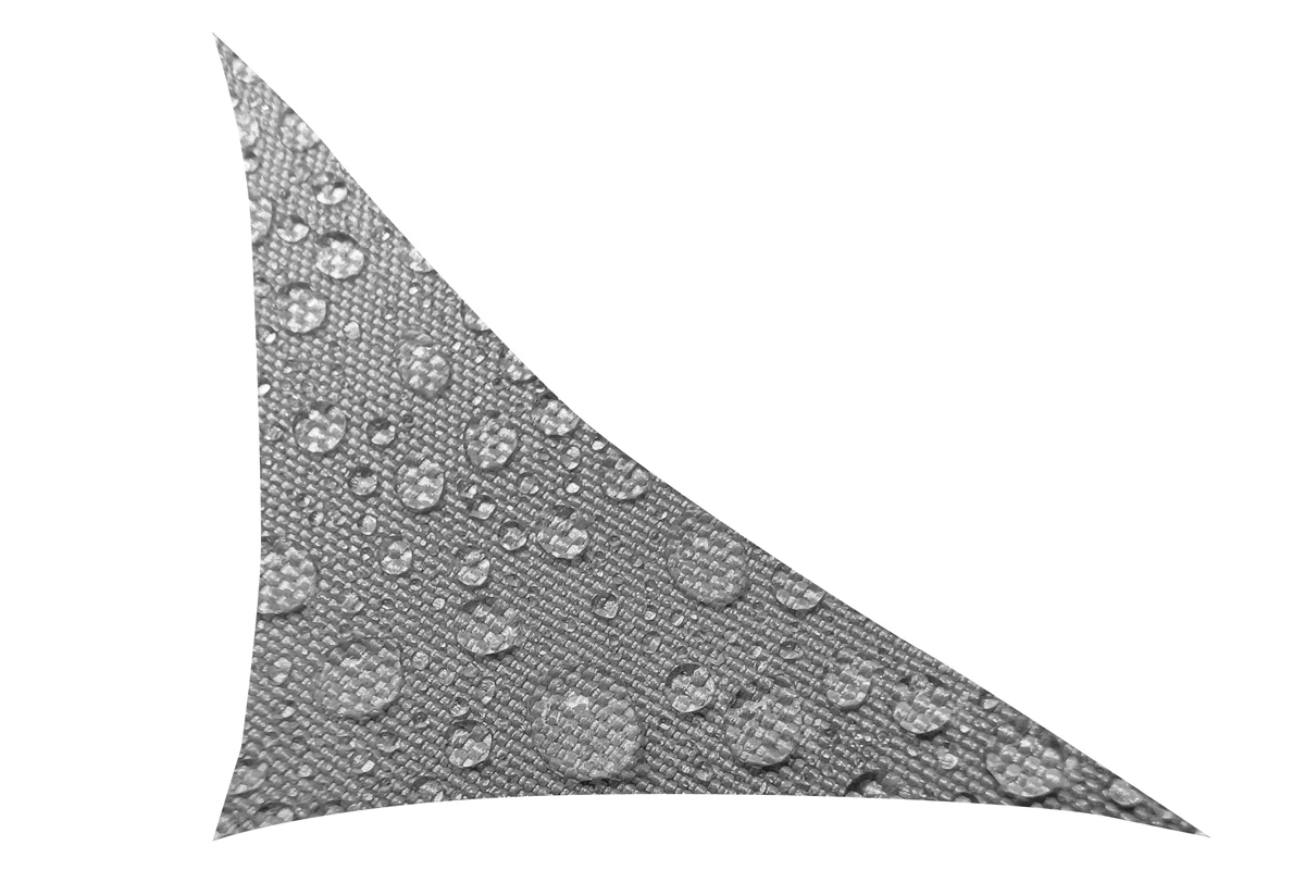 Grey Triangle Waterproof Shade Sail