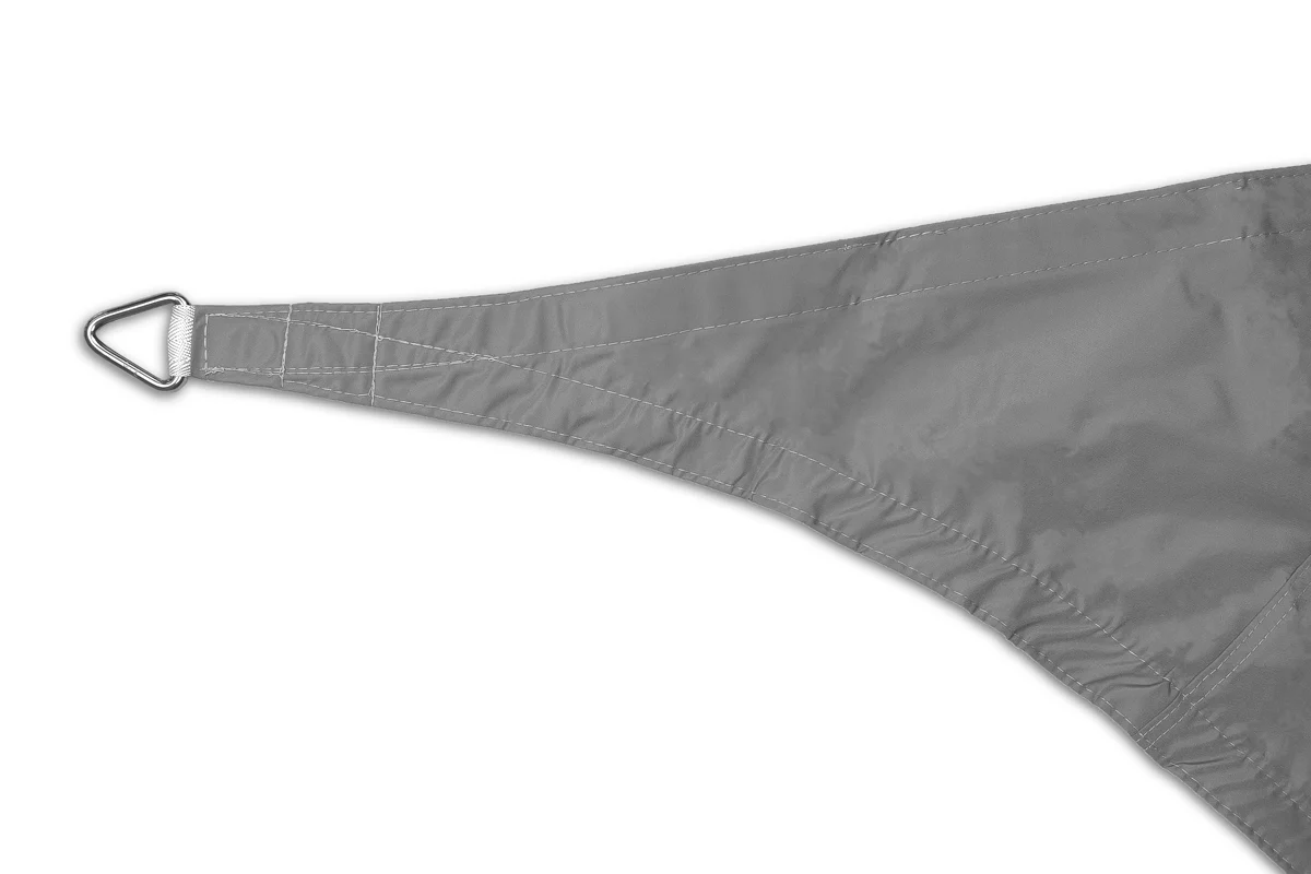 Grey Triangle Waterproof Shade Sail - Image 2