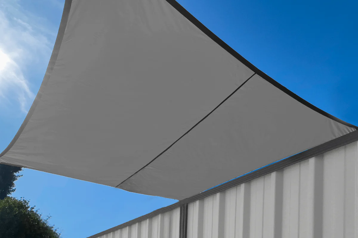 Grey Square Waterproof Shade Sail - Image 4